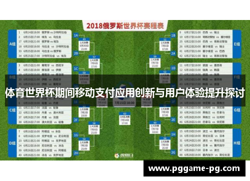 体育世界杯期间移动支付应用创新与用户体验提升探讨