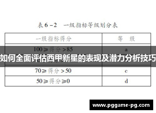 如何全面评估西甲新星的表现及潜力分析技巧